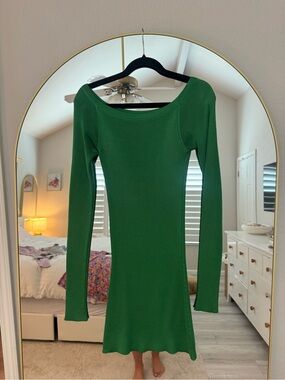baobab green dresses with sleeves Olivia Dress by BAOBAB
